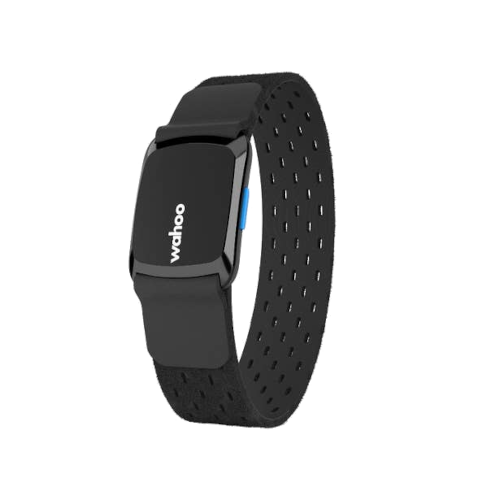 A TICKR FIT heart rate monitor from Wahoo Fitness.