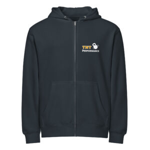 TNT Performance Pocket Stacked Logo—Premium Full Zip Hoodie
